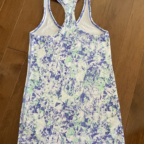 Ivivva tank // purple, white and green // 10 but fits 12 - Picture 2 of 2